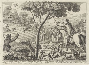 Partridge Hawking (Hunting Parties) by Richard Gaywood (possibly)