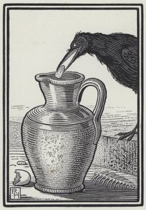 The Crow And The Pitcher by Richard Heighway