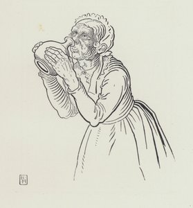 The Old Woman And The Wine Jar by Richard Heighway