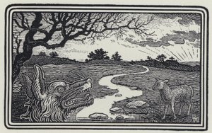The Wolf And The Lamb by Richard Heighway