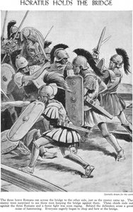 Horatius Holds the Bridge by Richard Henry Brock