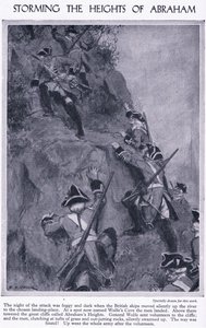 Storming of the Heights of Abraham by Richard Henry Brock