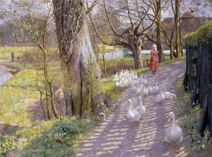 The Path by the Mill Pond by Richard Henry Brock