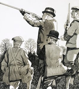 As Prince of Wales, King Edward spent much time hunting and shooting by Richard Hook