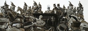 Crowds jeered and booed when King Edward drove in state through Paris by Richard Hook