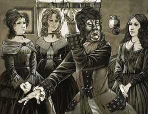 Daughters of the rich were taught at Schools of Deportment by Richard Hook