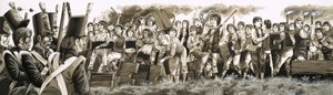 In 1797, troops were called in to quell rioting schoolboys at Rugby by Richard Hook