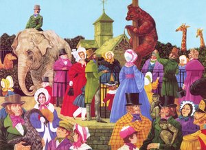 Opening Day at the Zoo by Richard Hook