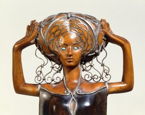 Buchbaumstatuette (detail) by Richard Joseph Luksch