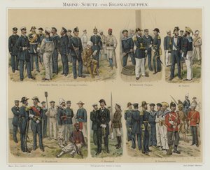 Marines and colonial troops of European armies by Richard Knotel