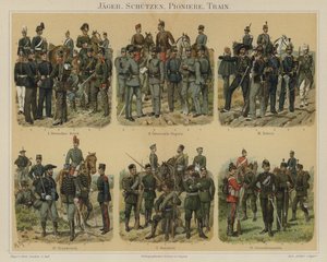 Riflemen, Pioneers and Supply Troops of European Armies by Richard Knotel