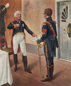The Prussian General Courbière, Commander of Graudenz, and the French Negotiator Savary