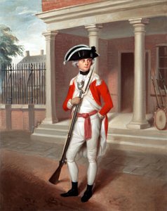 Lieutenant George Belson, Corps of Marines, Chatham, c.1780