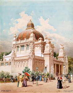 Vienna Jubilee Expo 1898. Pavilion of the City of Vienna by Richard Moser