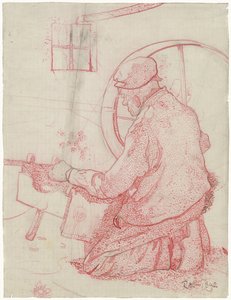 Home Weaver from Laren by Richard Nicolaüs Roland Holst