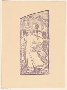 Girl with a Basket and Boy with a Rope by Richard Nicolaüs Roland Holst