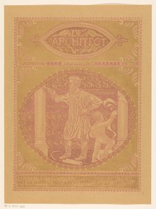 Cover Design for: De Architect, 1911 by Richard Nicolaüs Roland Holst