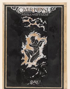 Second Design for the Book Cover for Over Kunst, II, by R.N. Roland Holst