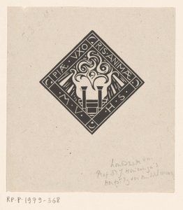 Vignette in Memory of Mary Vincentia Huizinga-Schorer by Richard Nicolaüs Roland Holst