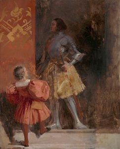 A Knight and Page (from Johann Wolfgang von Goethe’s “Götz von Berlichingen”)