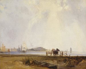 Landscape near Quilleboeuf, France