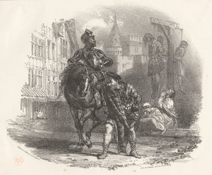 The Hanged Men by Richard Parkes Bonington