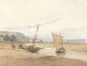 Near Honfleur by Richard Parkes Bonington