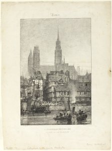 Notre Dame Cathedral in Rouen by Richard Parkes Bonington