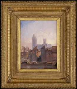 Rouen Cathedral, Sunrise by Richard Parkes Bonington