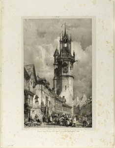 Tour of the Gros Horloge by Richard Parkes Bonington