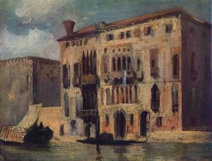 View on the Grand Canal, 19th century by Richard Parkes Bonington