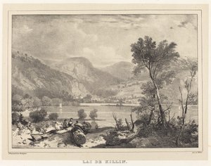 Lake Killin by Richard Parkes Bonington after Francois Alexandre Pernot
