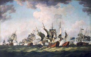 The Battle of Quiberon Bay, 20 November 1759 by Richard Paton