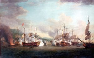 The Capture of Port Louis, Haiti, on March 8 by Richard Paton