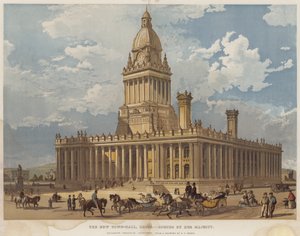The New Town-Hall, Leeds, opened by Her Majesty by Richard Principal Leitch