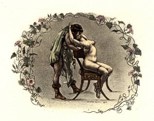 Illustration by Richard Ranft for Lucian of Samosata: 