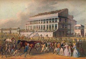 Epsom Grand Stand - The Winner of the Derby Race