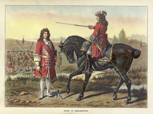 Epochs of the British Army - Epoch of Marlborough by Richard Simkin