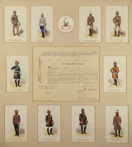 Officers of the British Army in Uniform by R. Simkin