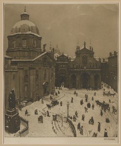 Der Kreuzherrenplatz in Prague