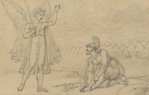 Joshua and the Angel (Joshua 5:13) by Richard Westall
