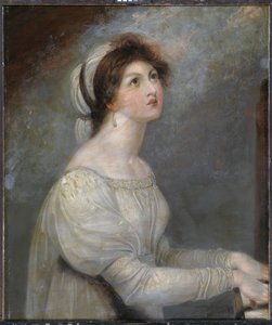 Lady Hamilton as Saint Cecilia by Richard Westall