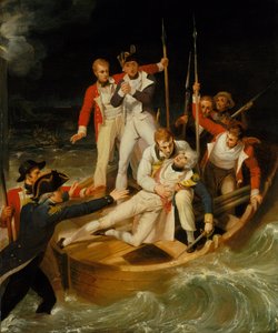 Nelson wounded at Tenerife, 24 July 1797 by Richard Westall