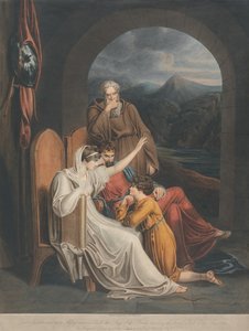 Queen Judith Reciting to Alfred as a Child