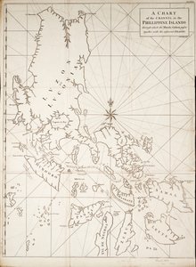 A Chart of the Channel in the Philippine Islands Through Which the Manila Galleon Passes Together with the Adjacent Islands by Richard William Seale