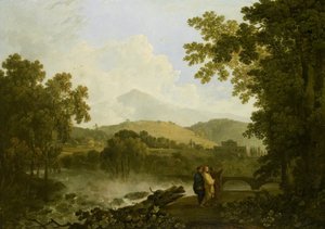 Cicero and his Friends, Atticus and Quintus, at his Villa at Arpinum