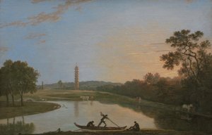 Kew Gardens: The Pagoda and Bridge