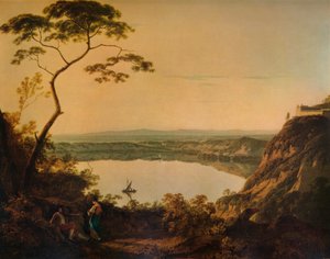 Lake of Nemi by Richard Wilson