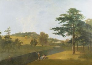 South View of Wilton House, across the Nadder