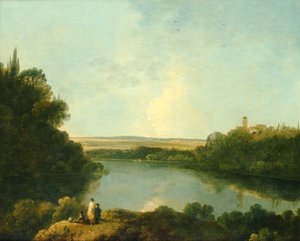 The Nemi Lake near Rome, c.1760 by Richard Wilson